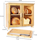 Large Wood Bread Box
